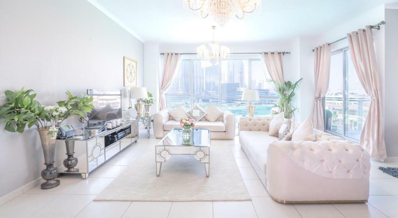 Elite Royal Apartment - Full Burj Khalifa & Fountain View - Opal - 2 Bedrooms Plus 1 Open Bedroom Without Partition Dubái Exterior foto